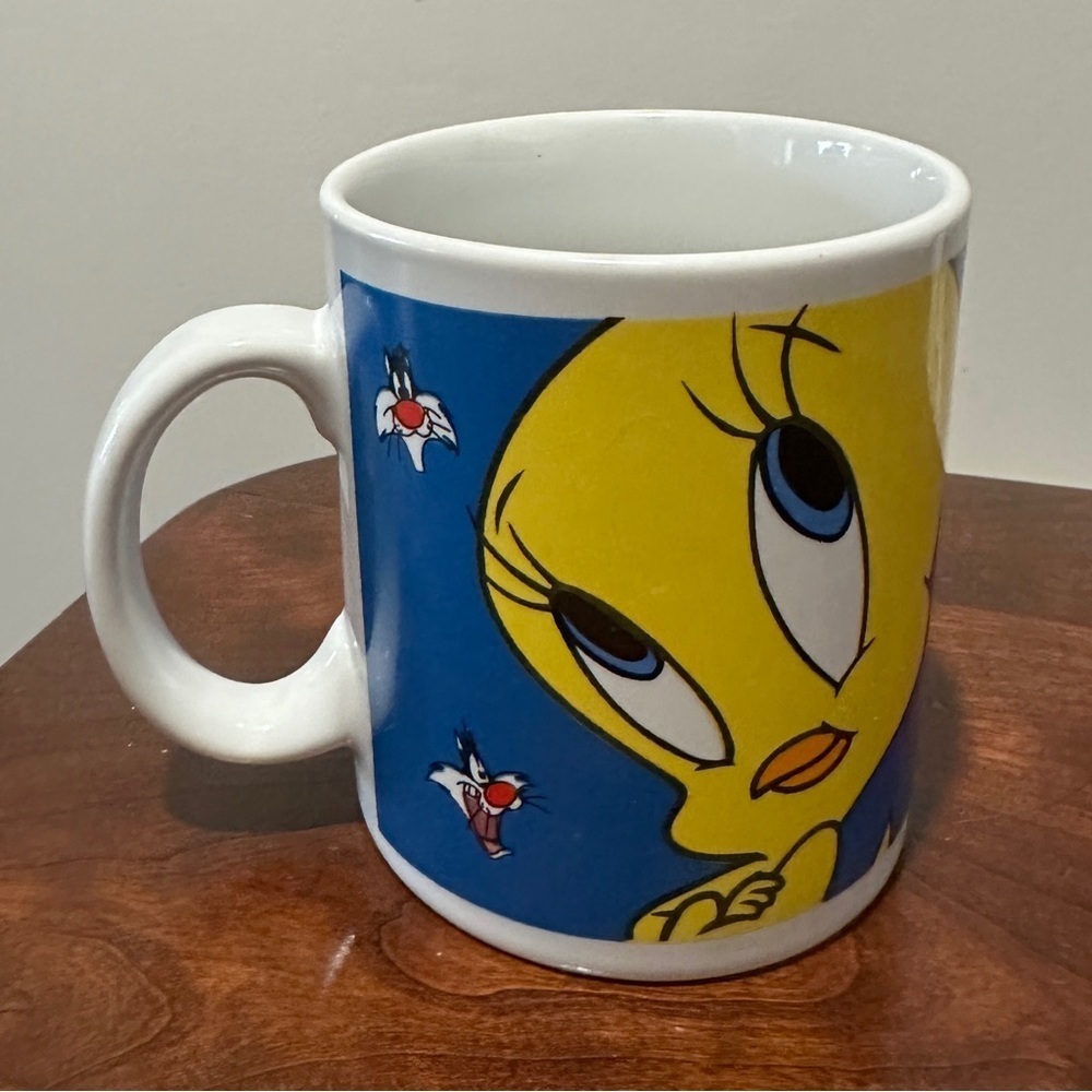 Vintage 1998 Looney Tunes Tweety Sylvester Mug Warner Bros. By Gibson Housewares